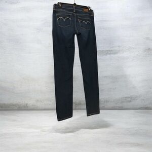 Levi's Dark Blue Straight Leg Low Rise Women's Jeans